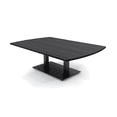 thumbnail image 1 of Large Arc Rectangle Shaped Coffee Table For Office Metal Base 45x70, 1 of 6