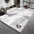 thumbnail image 1 of Large Area Carpet Living Room Simple Geometric ration Rug Light Luxury Minimalist Style Mat Absorb W, 1 of 5