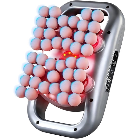 Large Area Multi-Node Fascial Massager,9 Speeds 9 Modes,Red Heat,Auto 10min Shutoff
