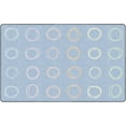thumbnail image 1 of Large Area Rug Washable Rugs for Living Room Comfort Standing Rug 5' x 7' Carpets Circle Sampler Abstract Classroom Educational Area Rug for School, Home, Bedroom, Learning Centers, 1 of 6