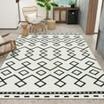 thumbnail image 1 of Novashion Abstract Modern Area Rug, 5 ft x 7 ft, Non-Slip, Stain-Resistant, 1 of 8