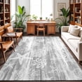thumbnail image 1 of Large Area Rugs 5'x8', Grey Coastal Carpet Runner Indoor Outdoor Rugs Home Decor Aesthetic, Summer Ocean Sea Waves Starfish Corals Non Slip Mats Washable Accent Rug for Living Room Bedroom, 1 of 8