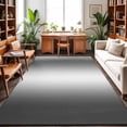 thumbnail image 1 of Large Area Rugs 5'x8', Grey White Ombre Carpet Runner Indoor Outdoor Rugs Home Decor Aesthetic, Contemporary Art Abstract Aesthetics Non Slip Mats Washable Accent Rug for Living Room Bedroom, 1 of 8