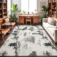 thumbnail image 1 of Large Area Rugs 8'x10', Nautical Lighthouse Carpet Runner Indoor Outdoor Rugs Home Decor Aesthetic, Farmhouse Retro Ocean Ship Map Non Slip Mats Washable Accent Rug for Living Room Bedroom, 1 of 8