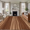 thumbnail image 1 of Large Area Rugs for Living Room Bedroom, Brown Western 8'x10' Rug Washable Carpet Runner Indoor Outdoor, Vintage Farmhouse Wood Barn Door Non Slip Floor Mats Rug for Kitchen, Patio, 1 of 8