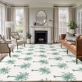 thumbnail image 1 of Large Area Rugs for Living Room Bedroom, Green Palm Trees 6'x9' Rug Washable Carpet Runner Indoor Outdoor, Country Summer Botanical Tropical Plants Non Slip Floor Mats Rug for Kitchen, Playroom, 1 of 8