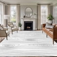 thumbnail image 1 of Large Area Rugs for Living Room Bedroom, Simple Line Wooden Texture 6'x9' Rug Washable Carpet Runner Indoor Outdoor, Modern Striped Non Slip Floor Mats Rug for Kitchen, Playroom, 1 of 8