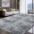 thumbnail image 1 of Large Area Rugs for Living Room, Super Soft Fluffy Modern Bedroom Rug, Gray Indoor Fuzzy Carpets for Girls Kids, 1 of 8