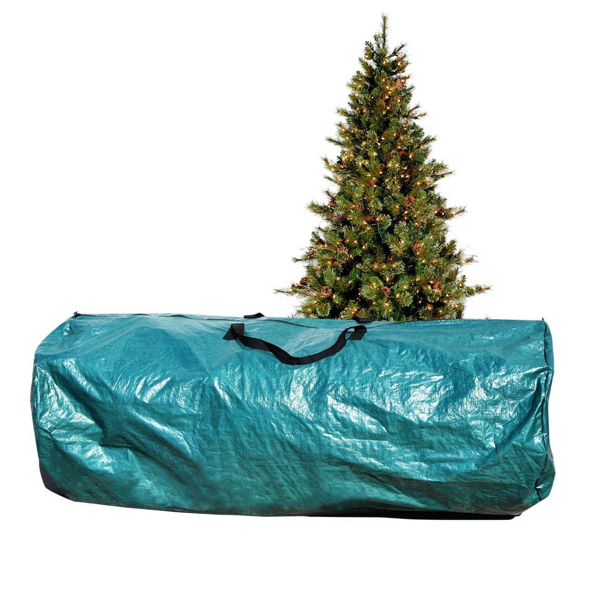 Large Artificial Christmas Tree Carry Storage Bag Holiday Clean Up 9' Green