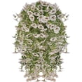 thumbnail image 1 of Large Artificial Hanging Morning Glory Vine, Outdoor Porch Garden Home All Seasons Decor, UV Resistant Fake Flower Morning Glory for Outdoor Garden Porch Wedding Decor, 1 of 8