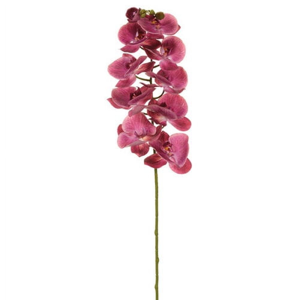 Large Artificial Orchid Stem with 9 Flowers EpicGadget 38" Tall Silk