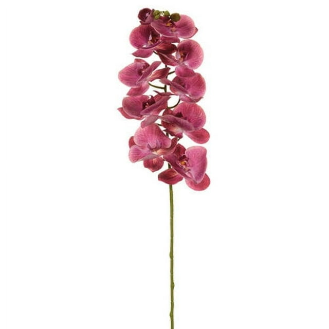 Large Artificial Orchid Stem with 9 Flowers EpicGadget 38" Tall Silk