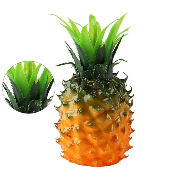 Large Artificial Pineapple Fruit Ornament, Fake Pineapple Display High Simulation Fruits Decors