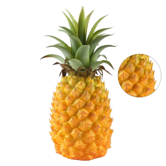 Large Artificial Pineapple Fruit Realistic Fake Fruit Ornament for Home and Retail Display