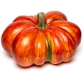 thumbnail image 1 of Large Artificial Pumpkin, 12.6inch Hand-Made Fake Pumpkin for Fall Harvest Festival Thanksgiving Halloween Decor (Orange Speckles), 1 of 3