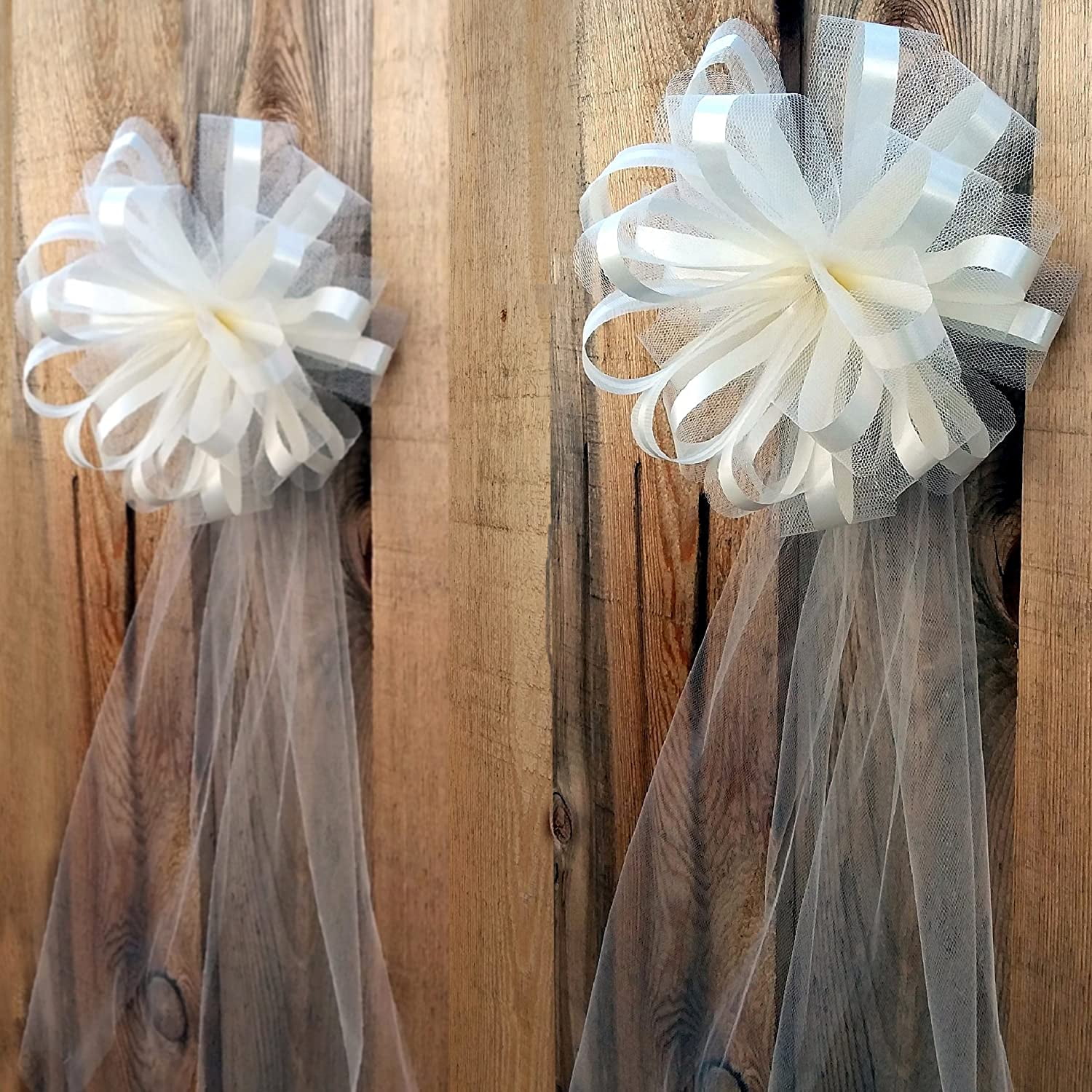 Wedding sale pew bows