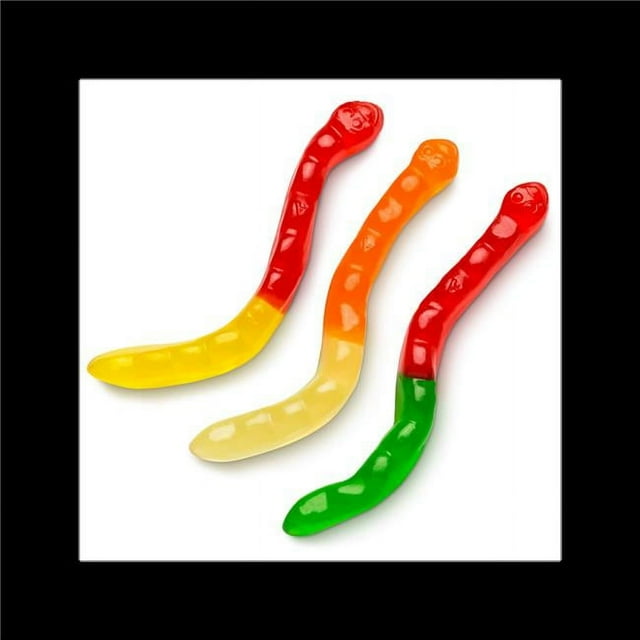 Large Assorted Wild Fruit Gummi Worms Bulk Bags