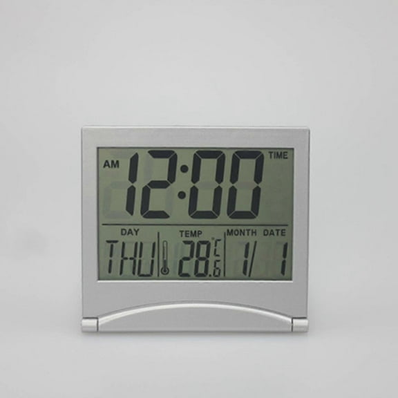 Large Atomic Wall Clock With Auto Backlight, Calendar, Temperature, And Humidity - Batteries Included best gift