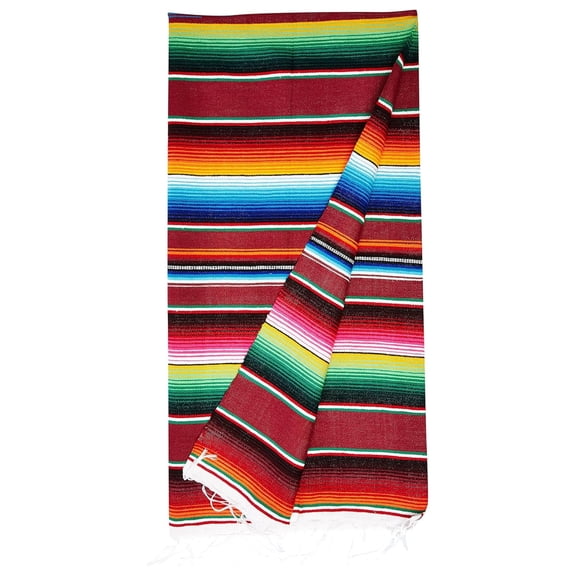 Large Authentic Mexican Blankets Colorful Serape Blankets Assorted