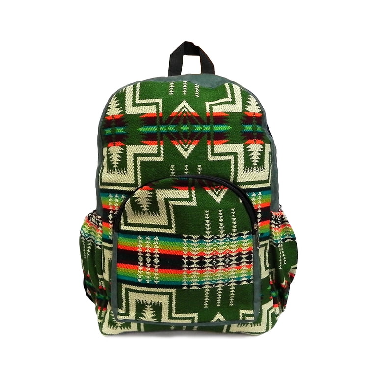 Large Aztec Tribal Print Pattern Cushioned Backpack Bookbag  display picture 1