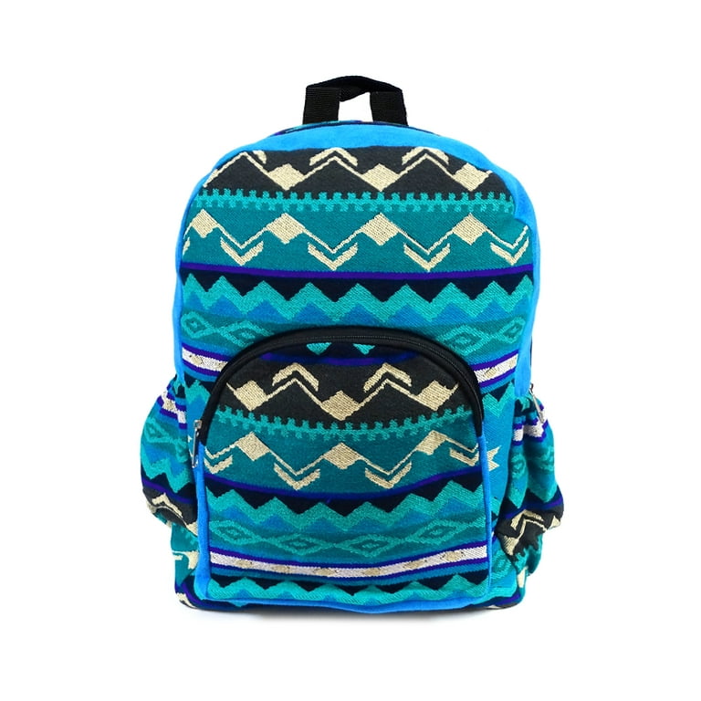 Big Kids Backpack - Boho Blue Big Kids Backpack - Boho Blue