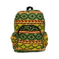 thumbnail image 1 of Large Aztec Tribal Print Striped Pattern Cushioned Backpack Bookbag Bottle Holder Handmade Bag Boho School Travel Accessories, 1 of 3