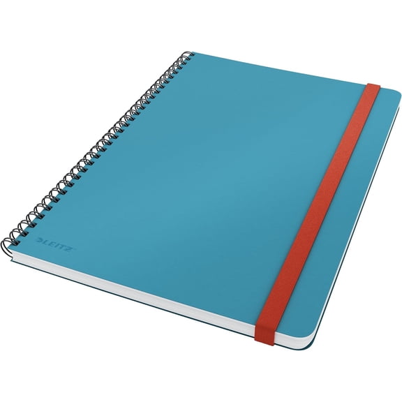 Large (B5) Squared Wirebound Notebook, 80 Sheet, Cosy Range, Calm Blue, 44840061