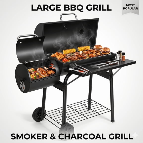 Large BBQ Smoker