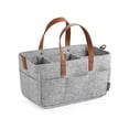 thumbnail image 1 of Large Baby Diaper Caddy Organizer – Felt Storage Basket With Handles For Nursery, Changing Table, Or Travel (15"x18"x33"), 1 of 6