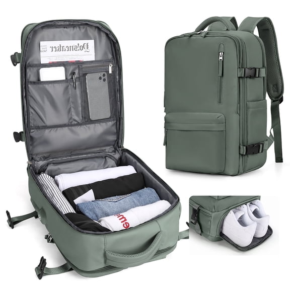 Large Backpack Women, Carry On Backpack Men,Hiking Backpack Waterproof Outdoor Sports Rucksack Casual Daypack School Laptop Bag