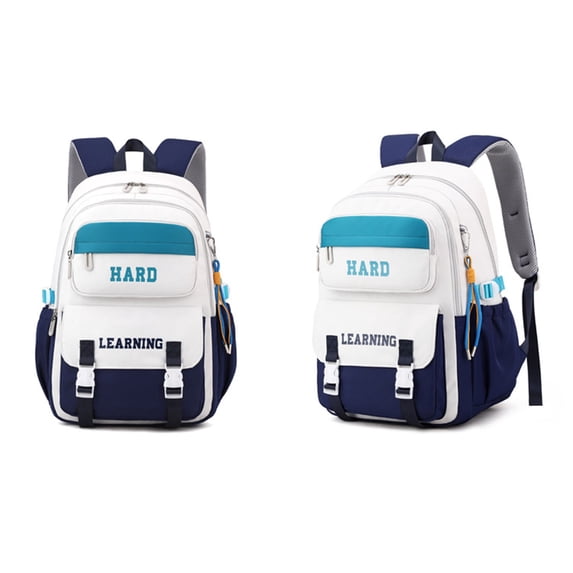 Large Backpack for Travel College Work Cute Laptop Backpack Waterproof Lightweight Preppy Daypack Back to School(Blue,One Size)