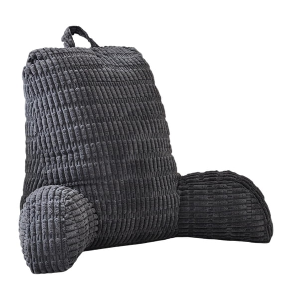 Large Backrest Cushion With Arms For Bed Sofa Reading Watching TV Or Working