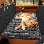 Large Backseat Dog Bed Mat, Pet Car Seat Cover, Non-Slip Travel Pad Universal Protector for Suv Truck Car Trunk Home Use, 27.6"x52", Grey