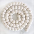 thumbnail image 1 of Large Ball Garland- Natural White, 1 of 1