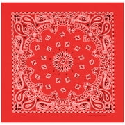 Large Bandanas 27 x 27 | Versatile Biker Rags | Classic Paisley Bandana Pattern
