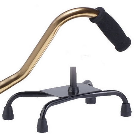Large Base Quad Cane - Bronze