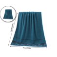 thumbnail image 1 of Large Bath Towel 28 x 55 Inches – Ultra Soft, Quick Dry Lightweight Bath Towel for Gym, Travel & Spa(Blue), 1 of 6