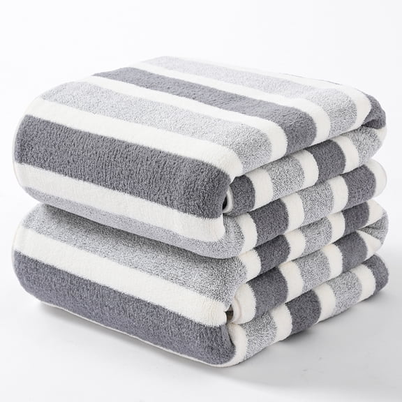 Large Bath Towel 35"x 70" Oversized Microfiber Bath Sheets Soft Towels for Bathroom Kitchen Spa