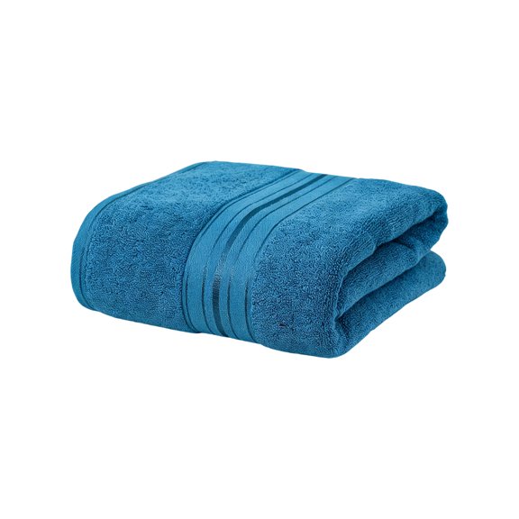 Large Bath Towel Oversized Absorbent Bath Towel Turquoise Soft Terry Cloth Towel Quick Drying for Shower Beach Pool Gym Daily Use Single Pack