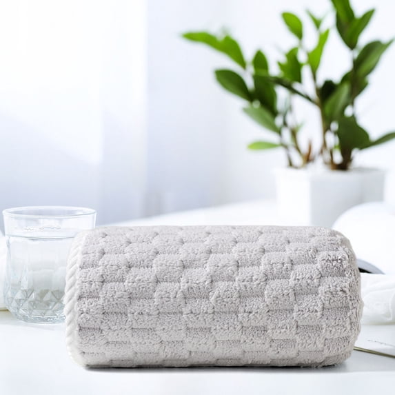Large Bath Towel,Super Absorbent Thick Soft Quick Dry Home Travel Use Towel,Lightweight Foldable Body Wrap Soft Fabric High Water Absorption Large Bath Towel,Durable Stitch Portable Bath Towel