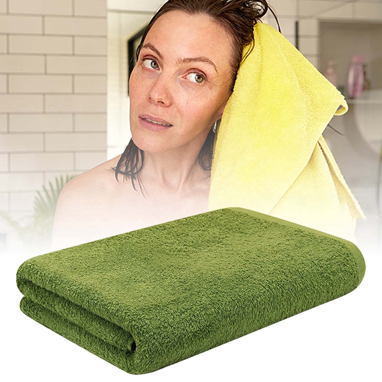 Large Bath Towels 100% Cotton Super Soft and Highly Absorbent, Quick Dry Lightweight Towels for Bathroom, Home, Gym, and Spa, Extra Large Bath Sheet, Gentle on Skin