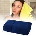 thumbnail image 1 of Large Bath Towels 100% Cotton Super Soft and Highly Absorbent, Quick Dry Lightweight Towels for Bathroom, Home, Gym, and Spa, Extra Large Bath Sheet, Gentle on Skin, 1 of 5