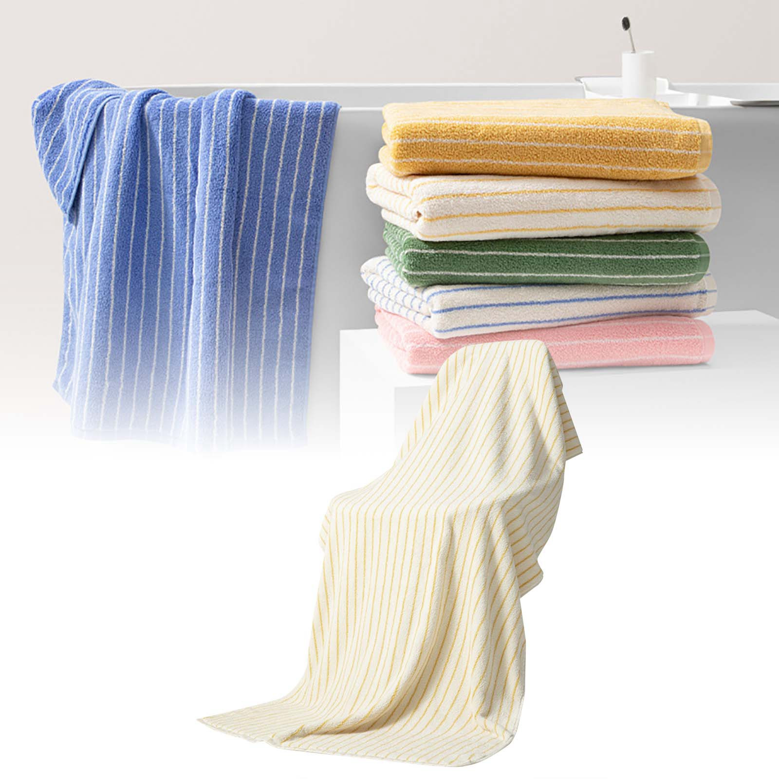 Large Bath Towels 100% Cotton Super Soft and Highly Absorbent, Quick Dry Lightweight Towels for Bathroom, Home, Gym, and Spa, Extra Large Bath Sheet, Gentle on Skin