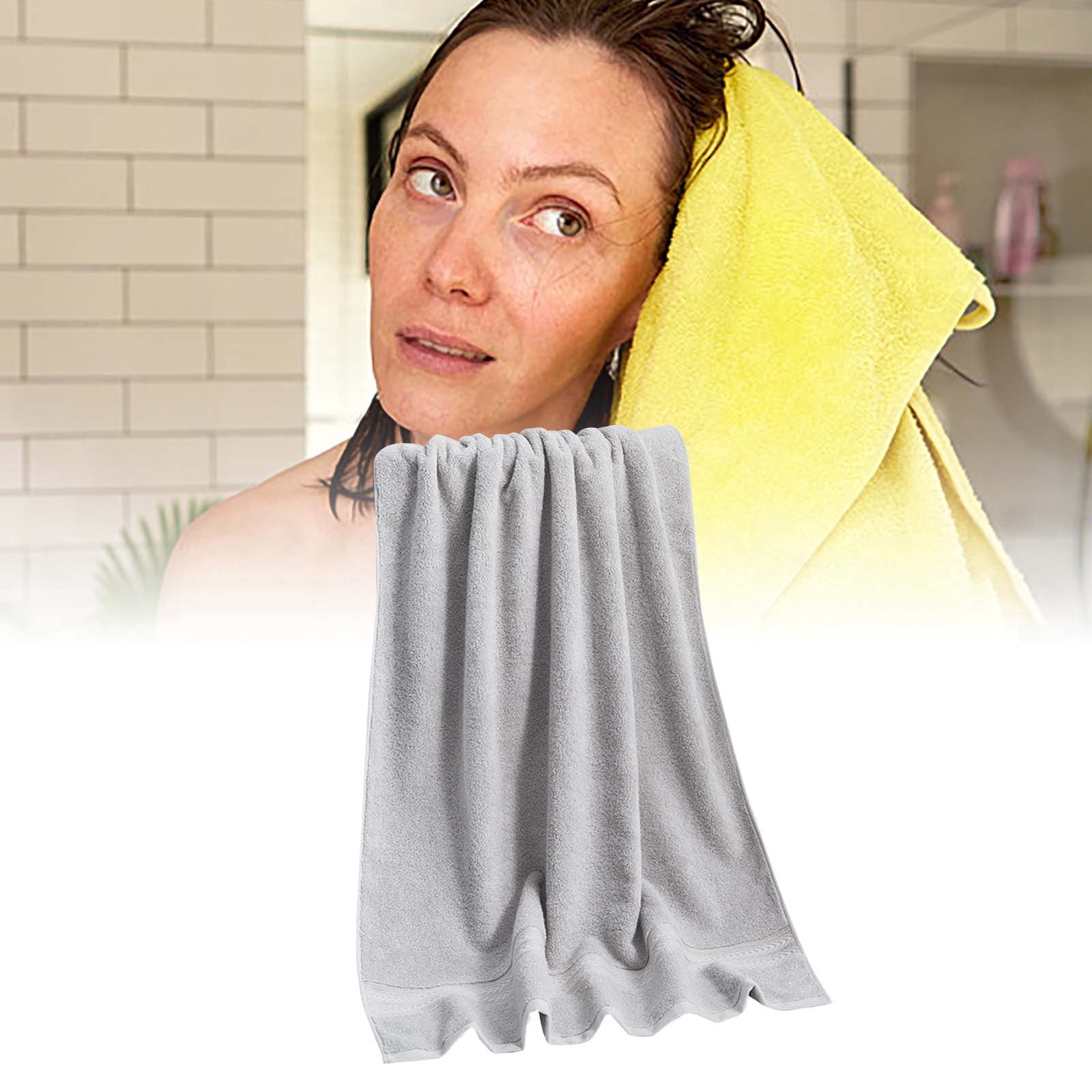 Large Bath Towels 100% Cotton Super Soft and Highly Absorbent, Quick Dry Lightweight Towels for Bathroom, Home, Gym, and Spa, Extra Large Bath Sheet, Gentle on Skin