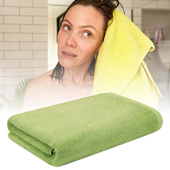 Soft Absorbent Quick-Drying Bath Towel Cape-Unisex Spa Wrap for Women Men,Super Absorbent Microfiber Bathrobe Towel for Home,Beach,Pool,Gym,Travel-Skin-Friendly Comfortable Relaxing Shower Towel