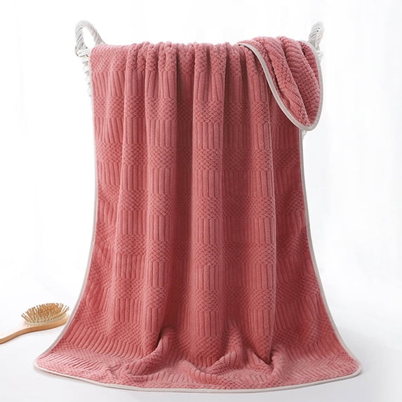Large Bath Towels Clearance,Thick Plush Bath Towels Dry From Shower,Cotton Absorbent Superfine Fiber Soft Comfortable Bath Towel,Absorbent Dry Oversized Towels Spa Hotel Luxury Shower Towels