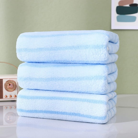 Large Bath Towels Set of 3 | Super Absorbent & Quick Dry | 30x60cm Soft Cotton Towels for Bathroom, Beach & Gym | Deluxe Bathroom Towel Set