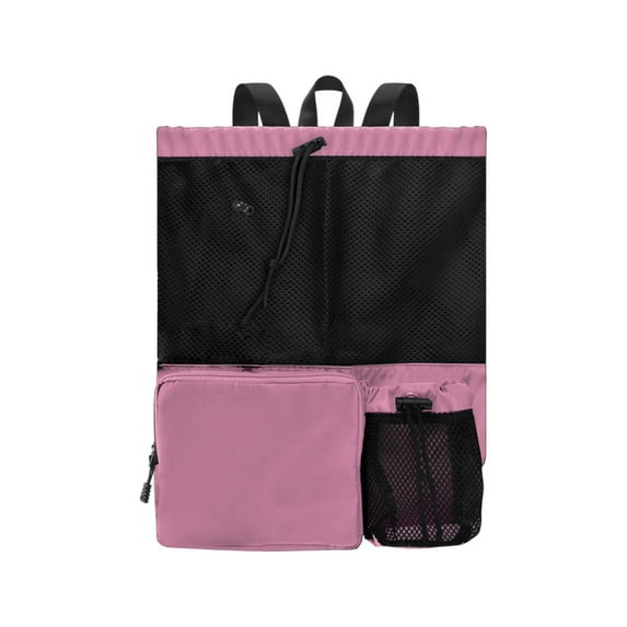 Large Beach Backpack - Wet/Dry Compartment Swim Bag for Pool or Travel, Durable Oxford