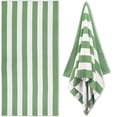 thumbnail image 1 of Large Beach Towels, Swimming Towel, Soft & Absorbent Oversized Sheet Made of 100% Cotton - for Swimming Pool, Home, Bath, Spa & Outdoor Use - Bright Colors Elegant Striped Design, Multicolor, 35x70", 1 of 8