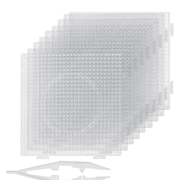 Large Beads Pegboard with Integrated Grids Designs for Easy Projects Spacious Surfaces Creative Art
